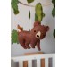 Woodland crib mobile, Woodland nursery decor