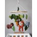 Woodland crib mobile, Woodland nursery decor