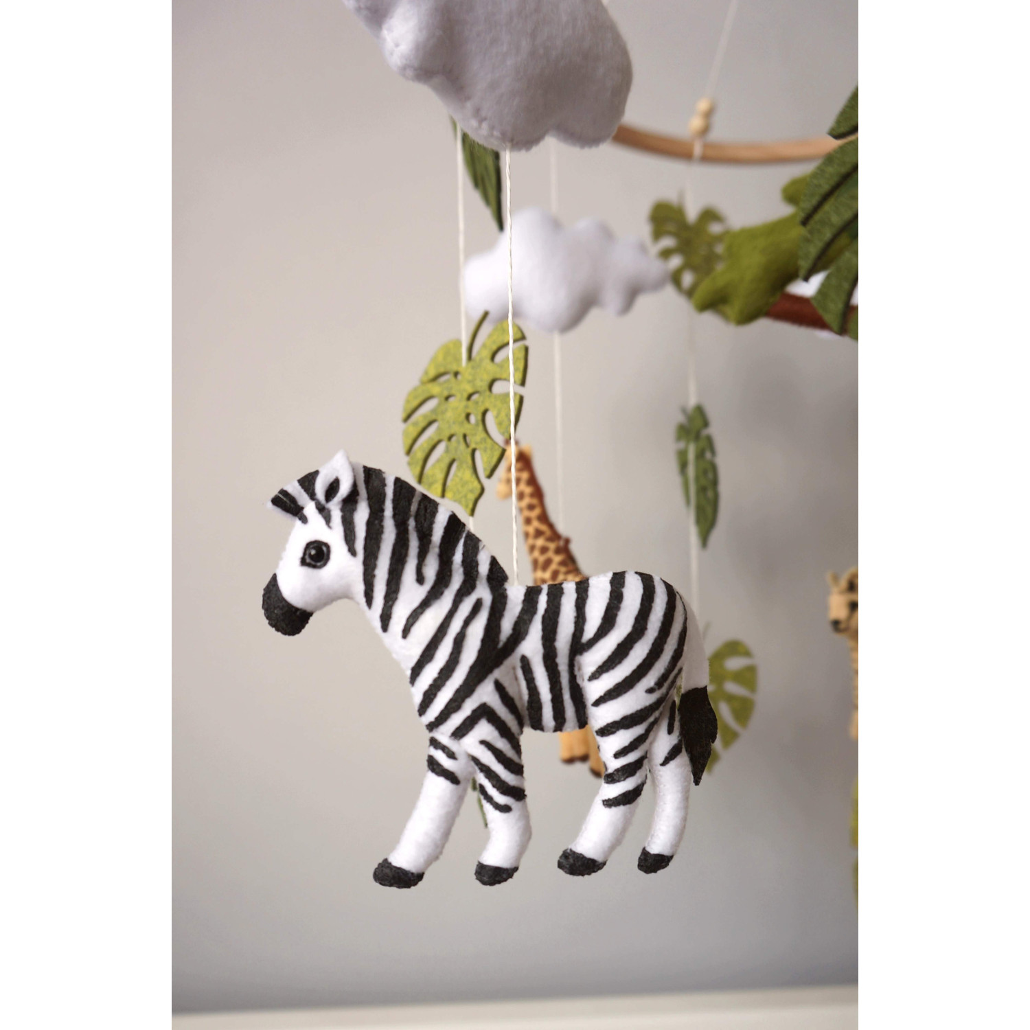 Zebra best sale baby mobile