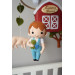 Farm animals mobile, Farmhouse nursery mobile