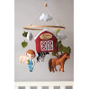 Farm animals mobile, Farmhouse nursery mobile