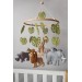 Safari crib mobile, Safari nursery mobile