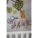 Safari crib mobile, Safari nursery mobile