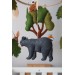 Woodland nursery mobile with animals