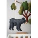 Woodland animals baby mobile