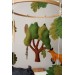 Woodland animals baby mobile