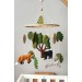 Woodland animals baby mobile