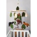 Woodland nursery mobile with animals