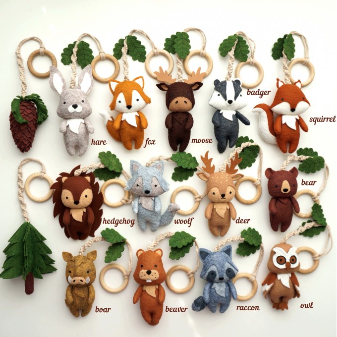 Woodland animal hot sale baby toys