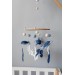 Turtles crib mobile, Ocean themed nursery mobile