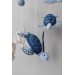 Turtles crib mobile, Ocean themed nursery mobile