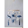 Turtles crib mobile, Ocean themed nursery mobile