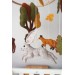 Autumn woodland nursery mobile, Baby crib mobile 