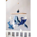 Sea animals crib mobile, Blue ocean nursery mobile