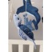 Sea animals crib mobile, Blue ocean nursery mobile