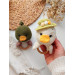 Duck rattle toy, mallard duck rattle, baby rattle